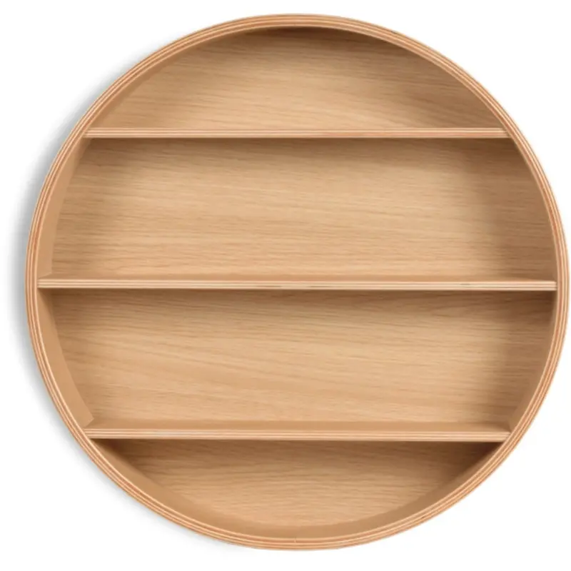 Curve Lab Natural Round Shelf 1