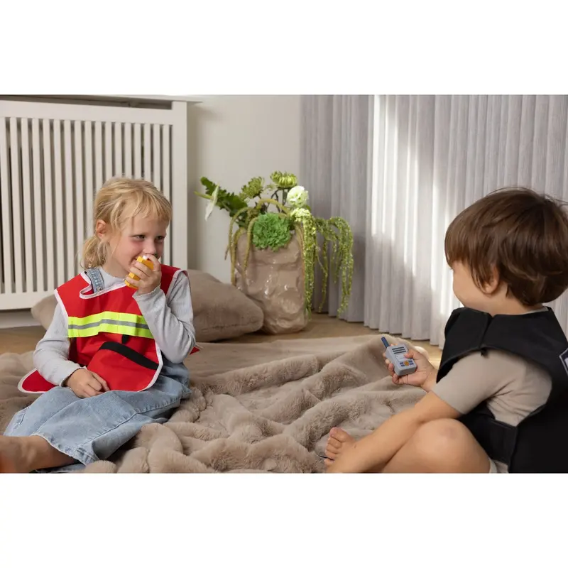 Dantoy Fireman Set Wood In Gift Box 10 Pieces 2