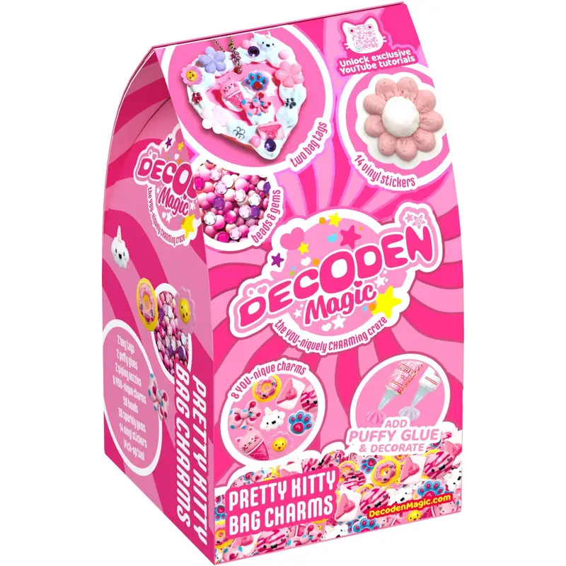 Decoden Magic Mini Pretty Kitty Bag Charms 1