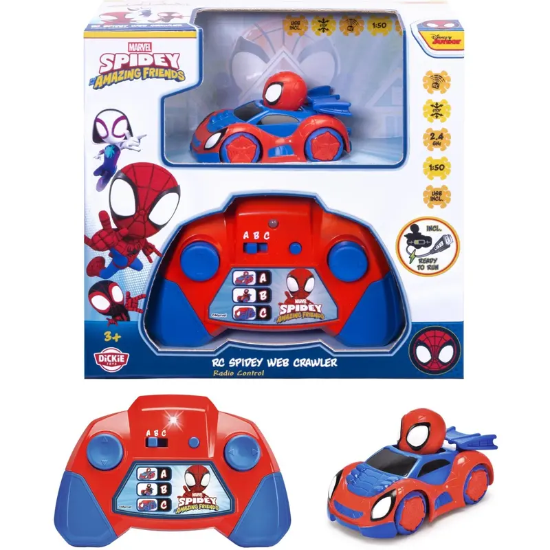 Dickie Toys Rc Spidey Web-Crawler 1:50 1