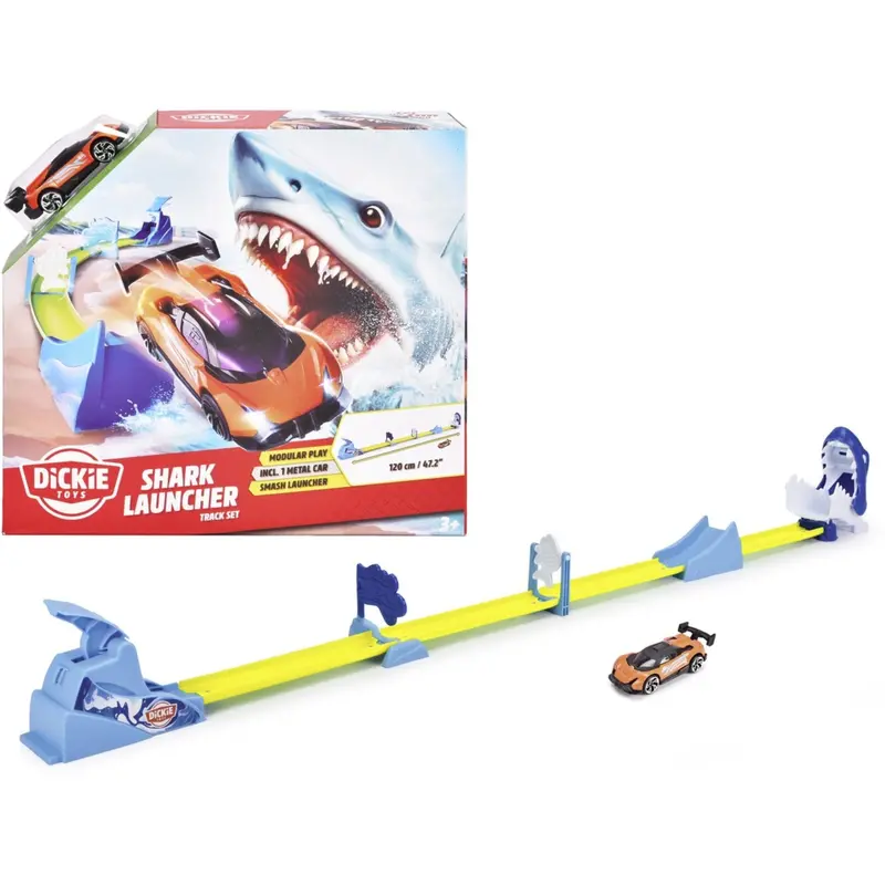 Dickie Toys Shark Launcher Track Set 1