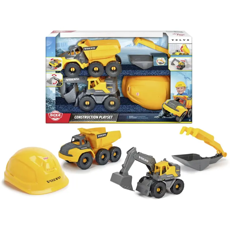 Dickie Toys Volvo Construction Playset 1