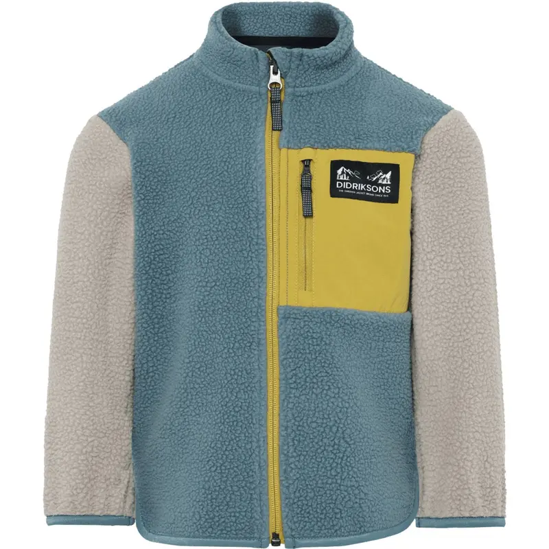 Didriksons Factory Blue Anten Kids Fullzip 1