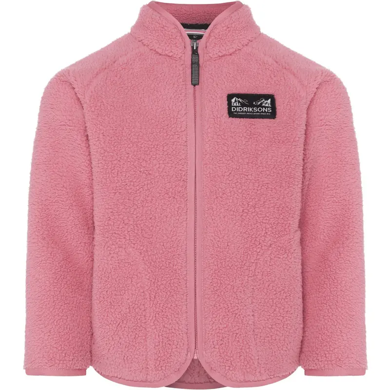 Didriksons Heather Pink Gibbs Kids Fullzip 2 1