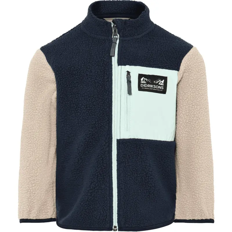 Didriksons Ocean Mint Anten Kids Fullzip 1