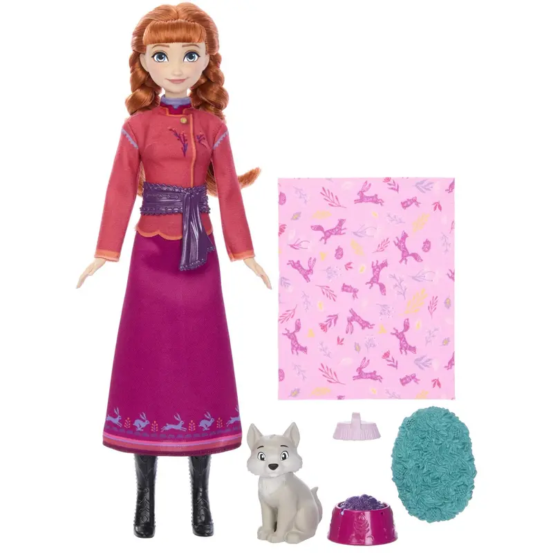 Disney Frozen Anna + Baby Wolf 1