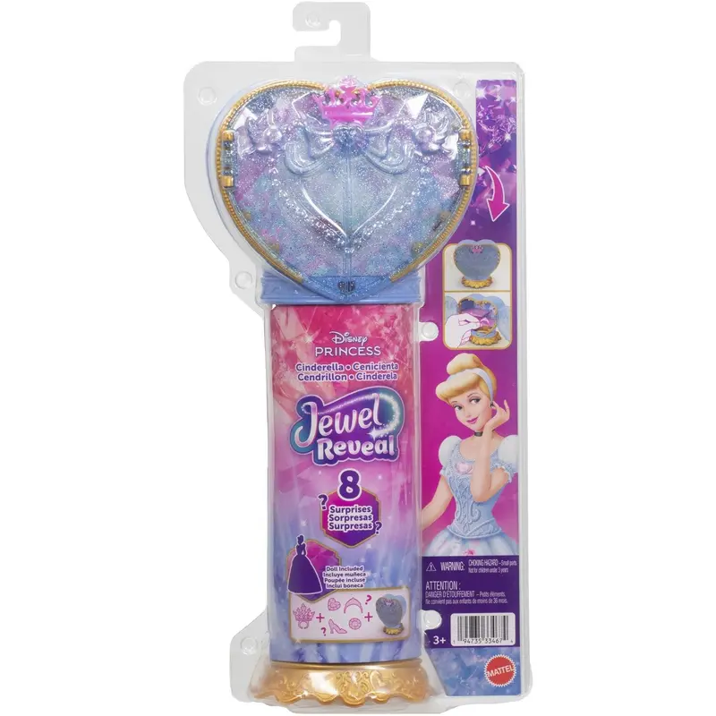 Disney Princess Fashion Doll Reveal Cinderella 1