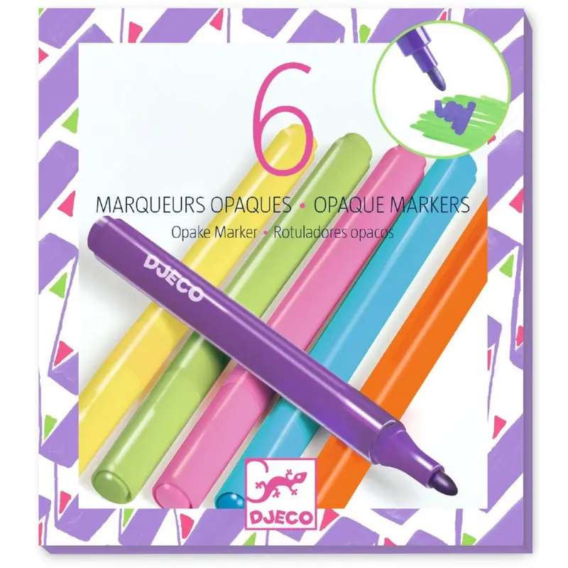 Djeco Acrylic Markers - 80'S 1