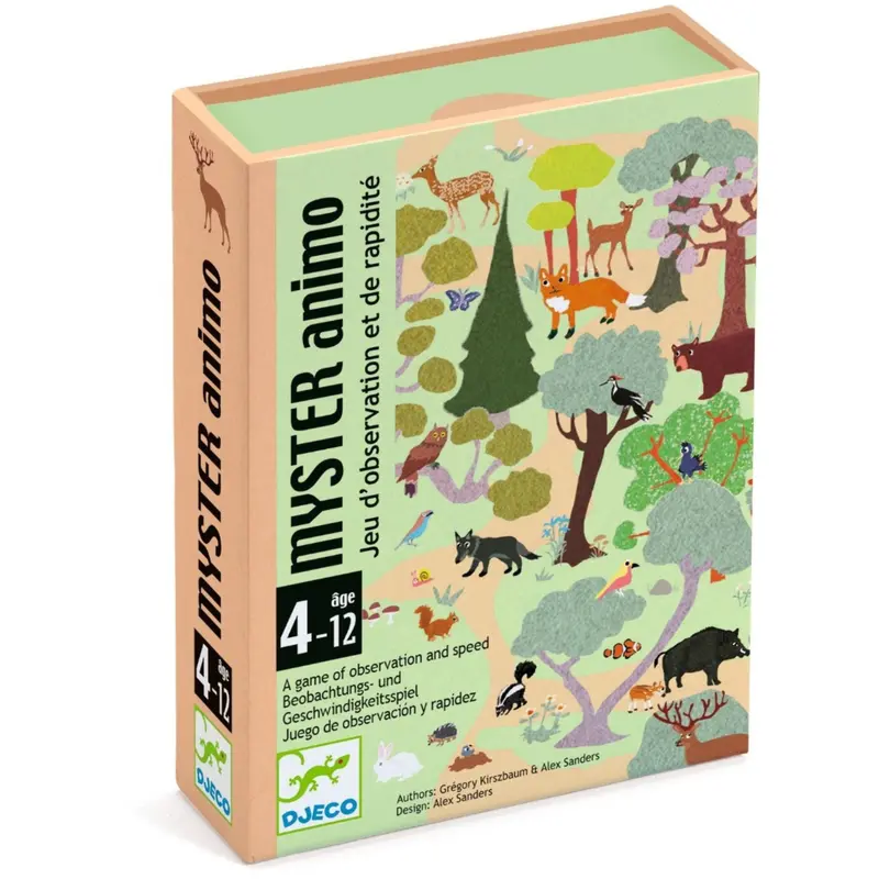 Djeco Card Game, Myster Animo 1
