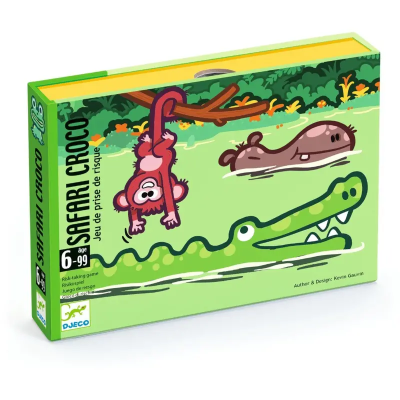 Djeco Card Game, Safari Croco 1