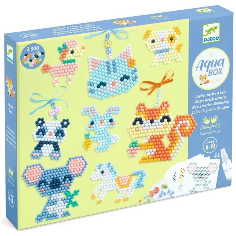 Djeco Creative Water Beads, Furry Friends 1