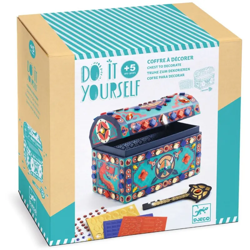 Djeco Diy - Treasure Chest, Precious Treasures 1