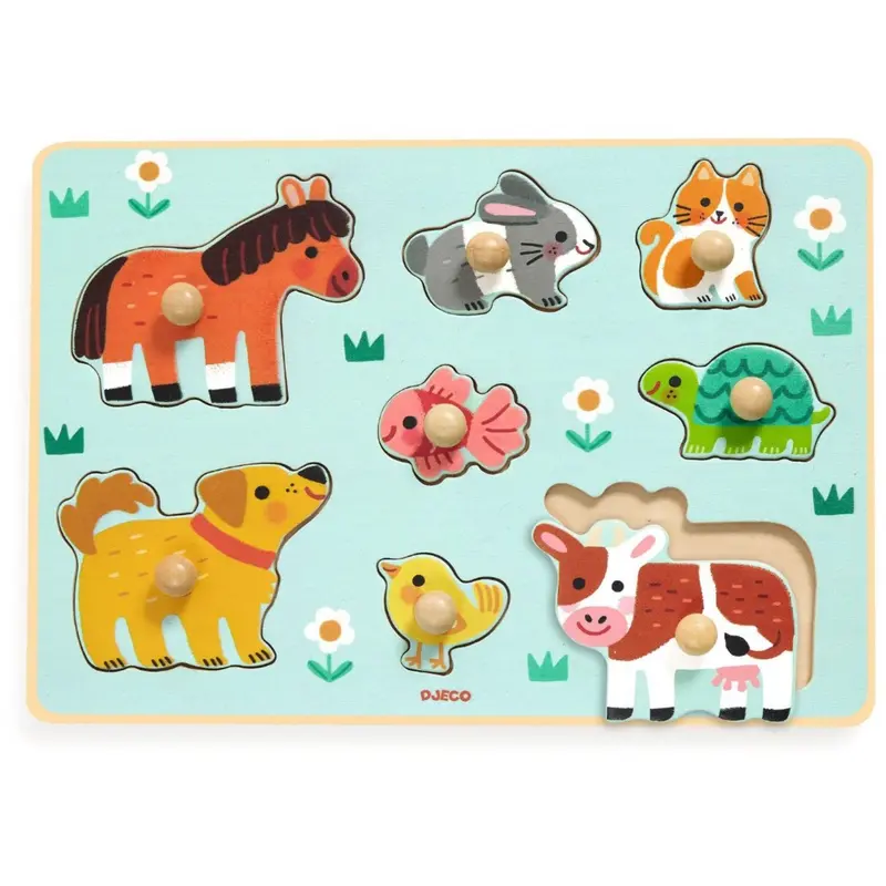 Djeco Dog'n'co, Stud Puzzle 1