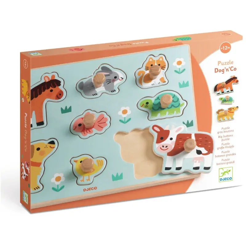 Djeco Dog'n'co, Stud Puzzle 2