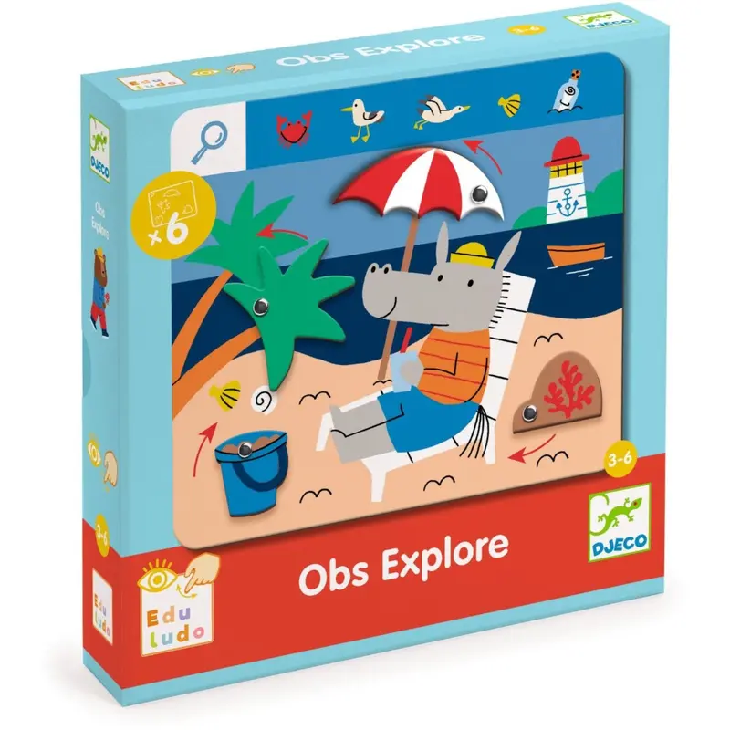 Djeco Explore And Spin Around The World 1