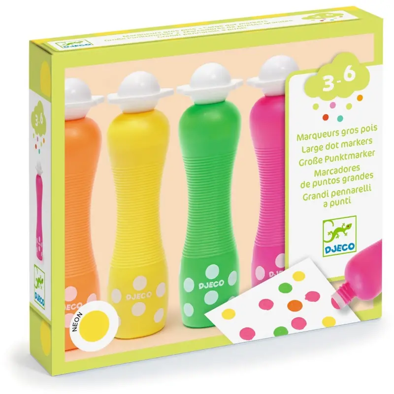 Djeco Foam Neon Markers 1