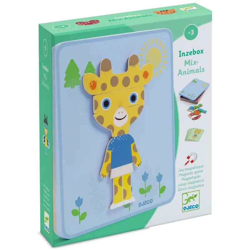 Djeco Inzebox Magnet Leg, Mix Animal 1