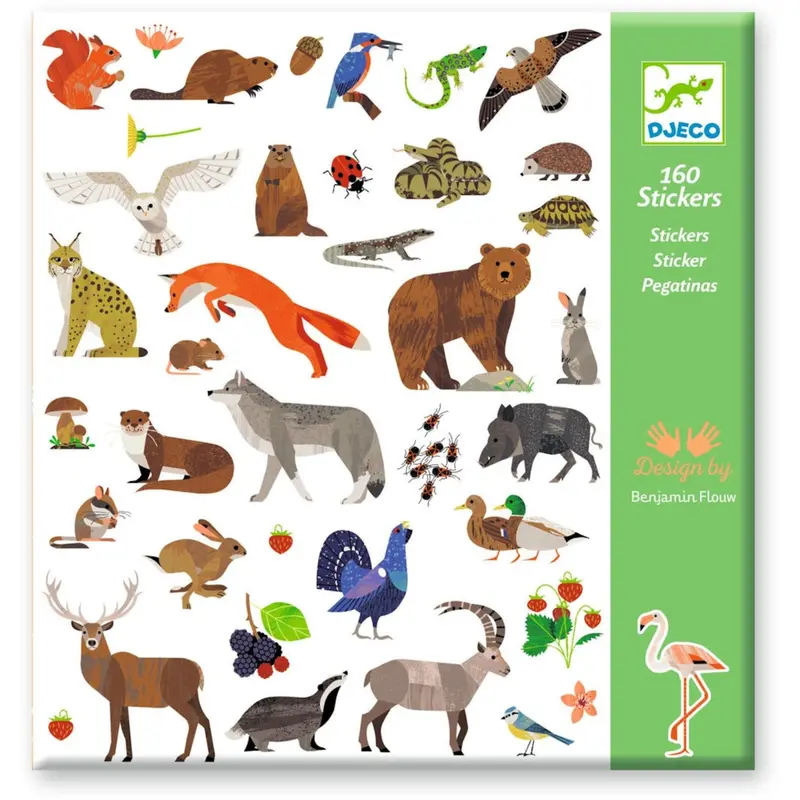 Djeco Klistermærker, Fauna 1
