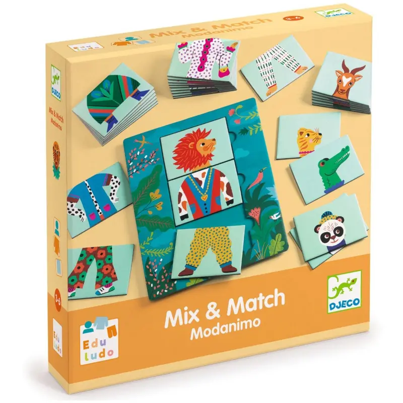 Djeco Mix & Match Fashion Animals 1