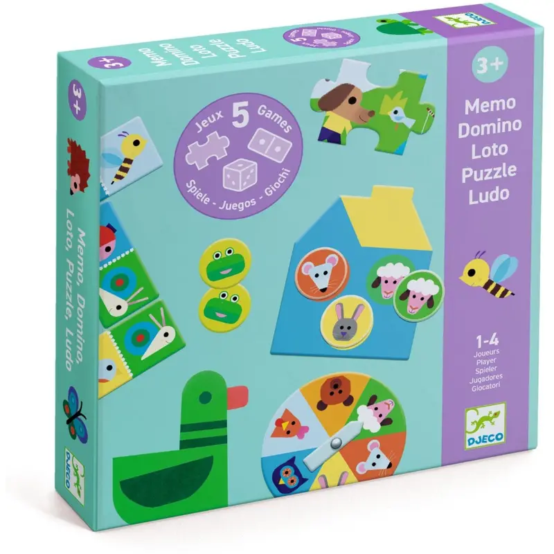 Djeco Play & Learn 5 Games On The Farm 1