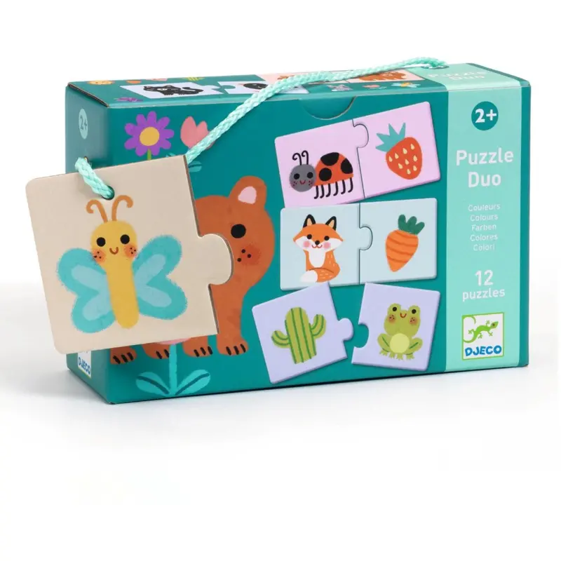 Djeco Puzzle Duo, Farver 1