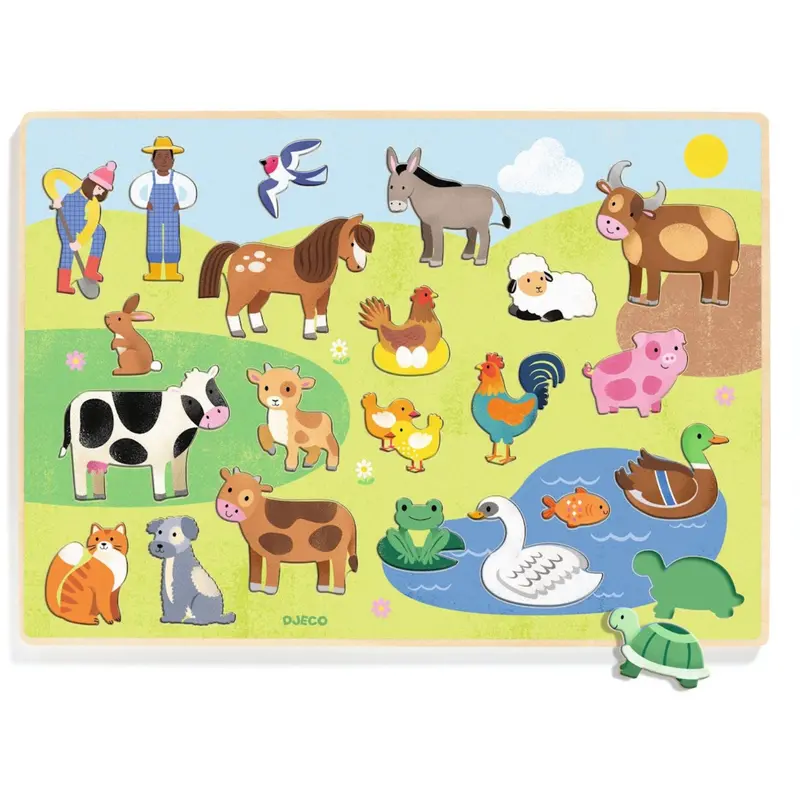 Djeco Wooden Puzzle, Farmhouse 1
