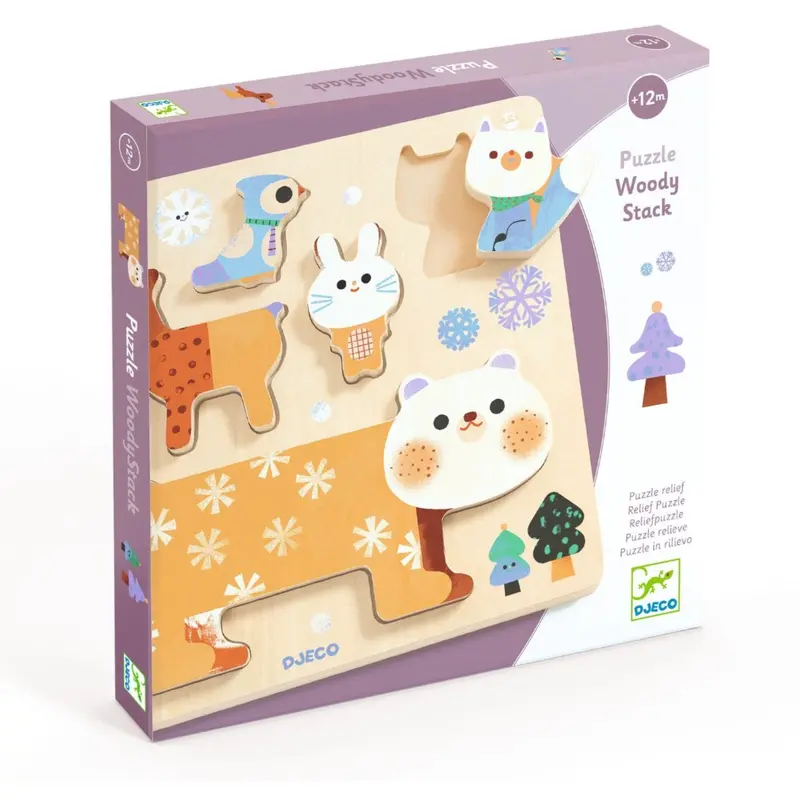 Djeco Woodystack Puzzle 1