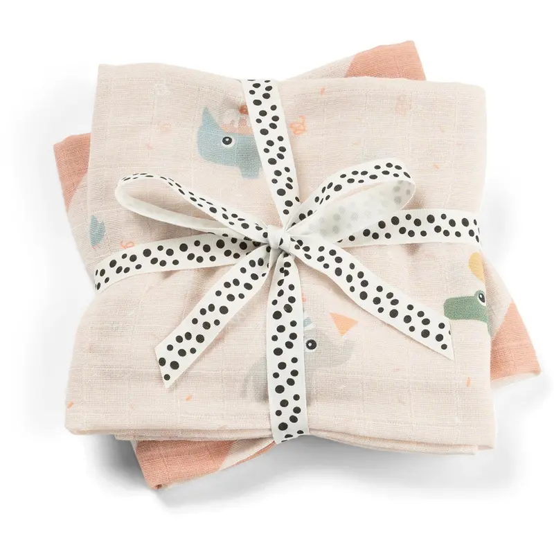 Donebydeer Celebration Powder Muslin Cloth 2-Pack 1