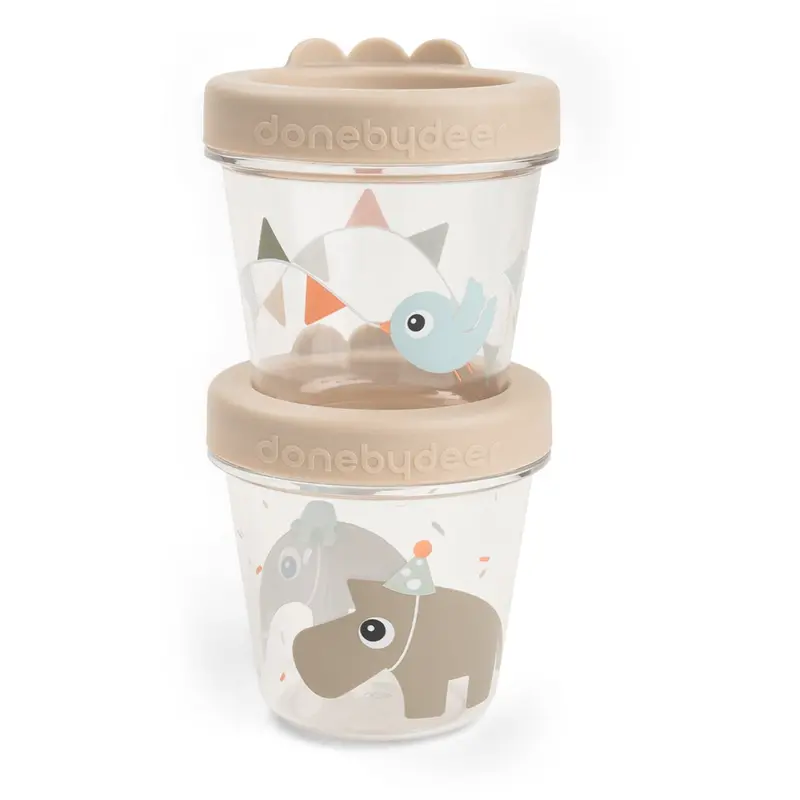 Donebydeer Celebration Sand Bbaby Food Tub 2-Pack 1