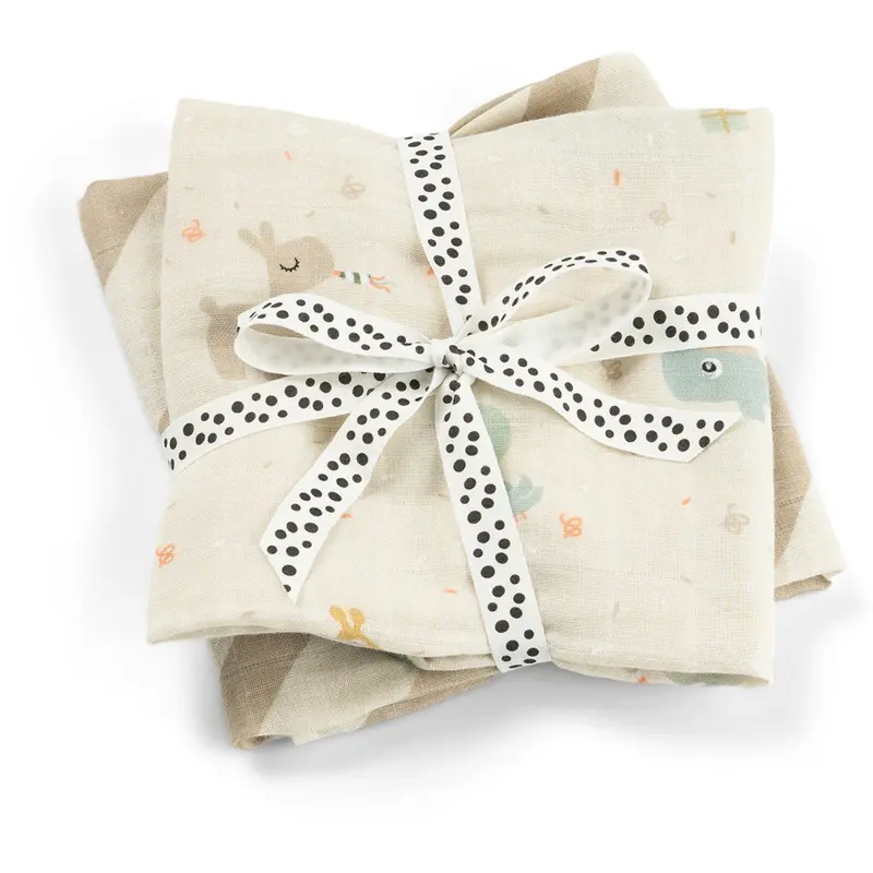 Donebydeer Celebration Sand Muslin Cloth 2-Pack 1