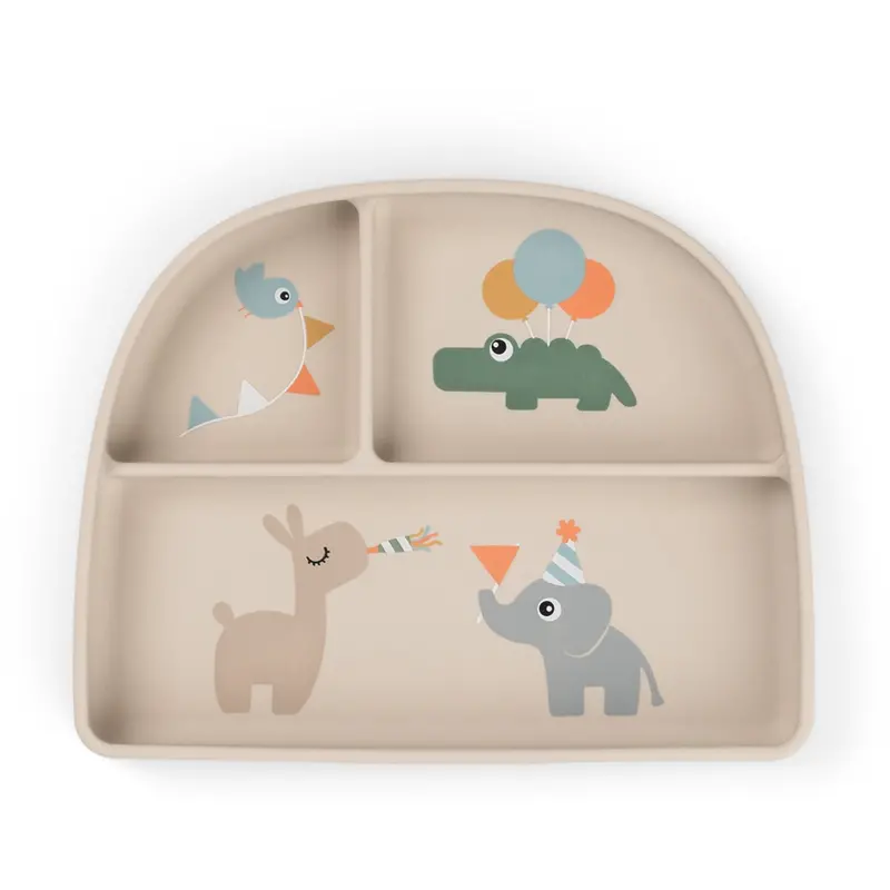 Donebydeer Celebration Sand Stick&Stay Divided Plate 1