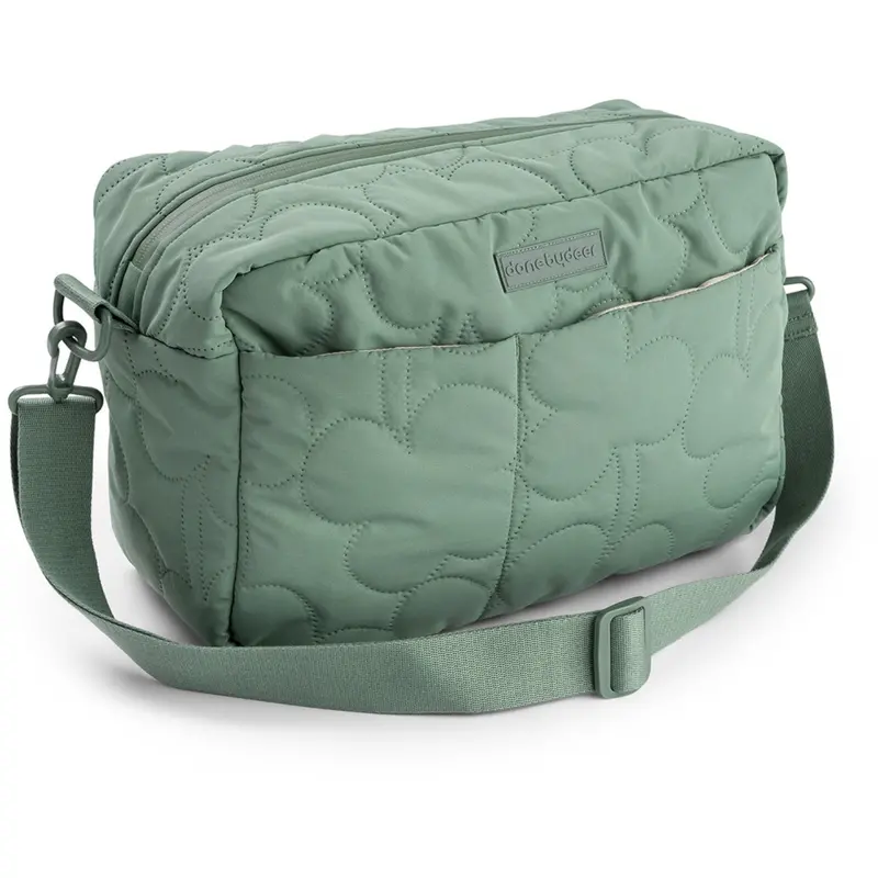 Donebydeer Green Quilted Stroller Bag 1