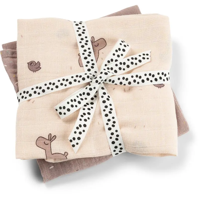 Donebydeer Lalee Powder Muslin Cloth 2-Pack 1