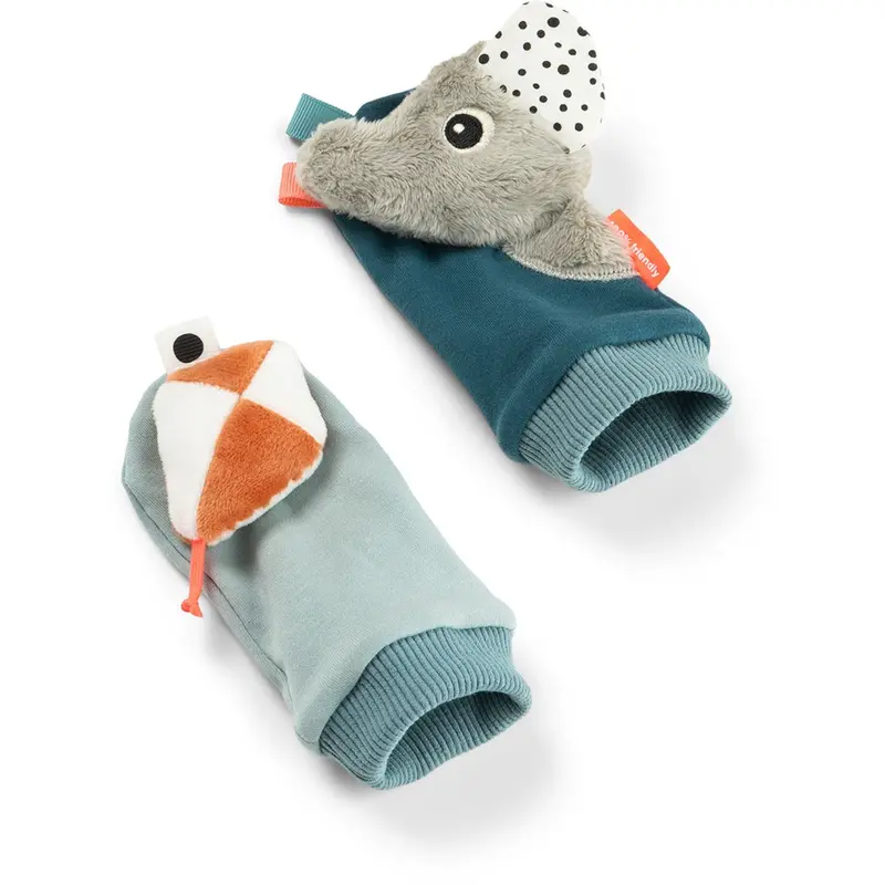Donebydeer Playground Blue Foot Rattle 1