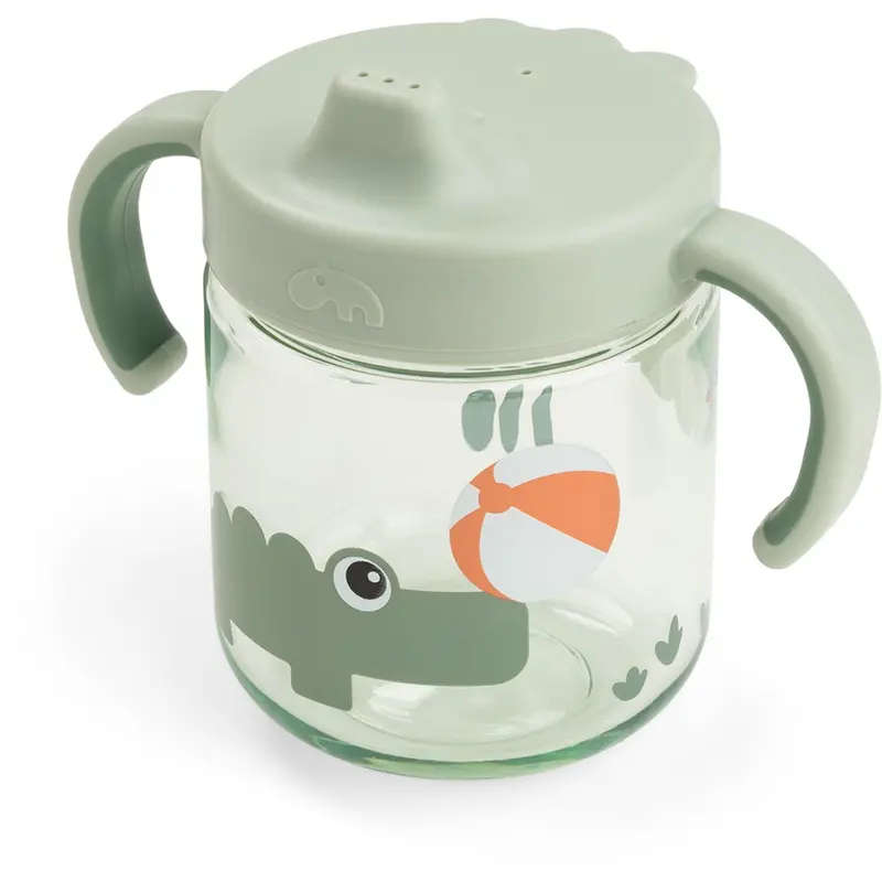 Donebydeer Playground Green Learning Sippy Cup 2 Handles 1