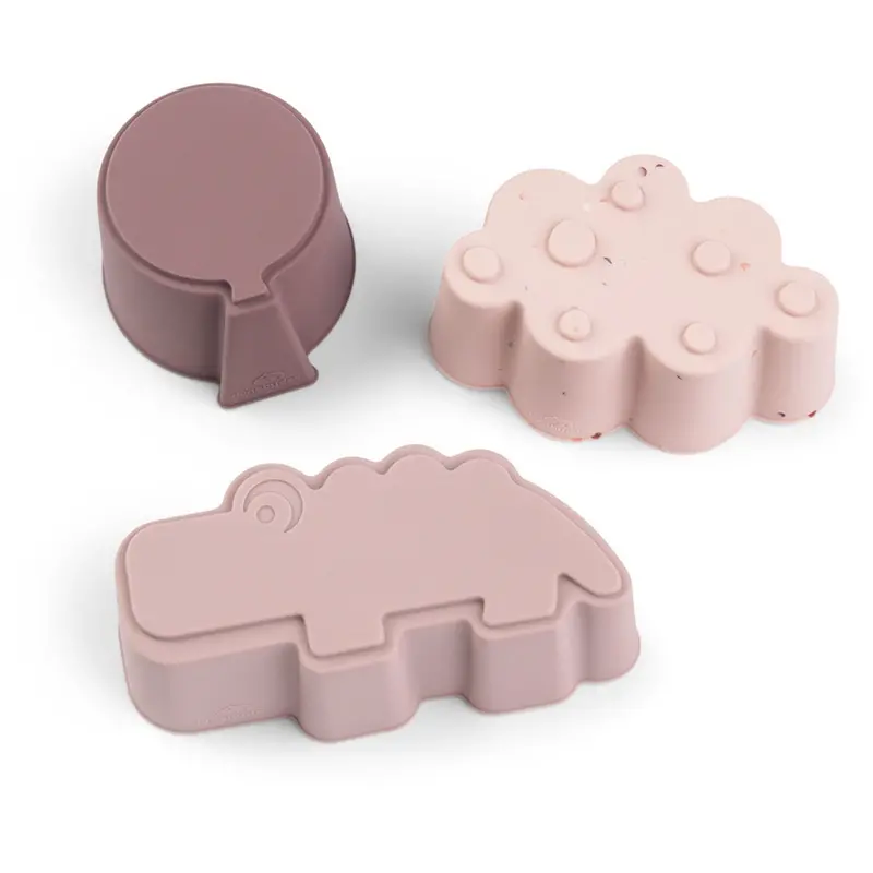 Donebydeer Powder Silicone Molds 3-Pack Happy Clouds 1