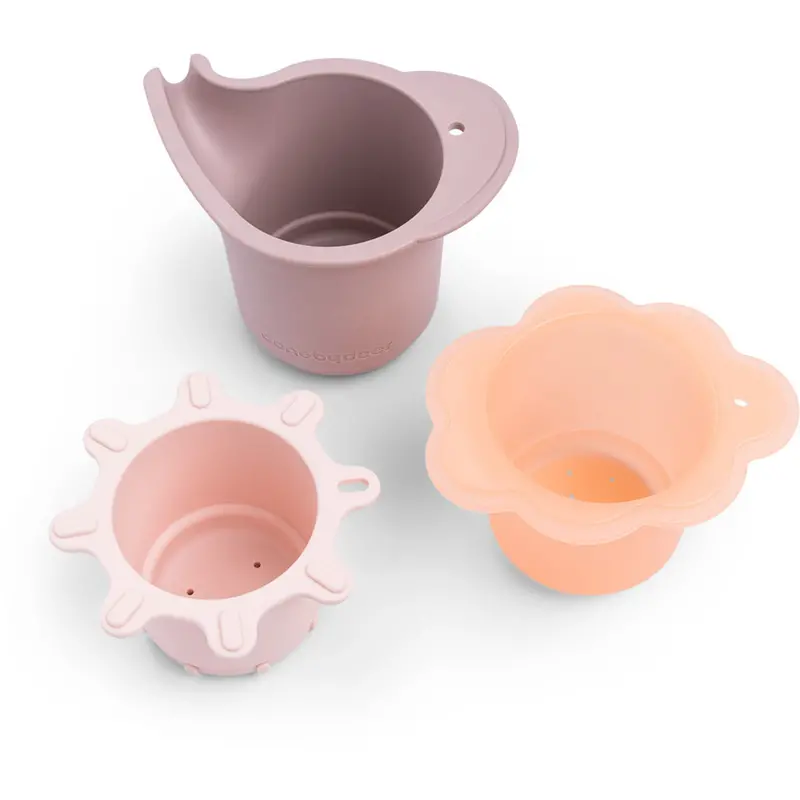 Donebydeer Powder Water Play & Stacking Cups 3 Pieces Elphee 1