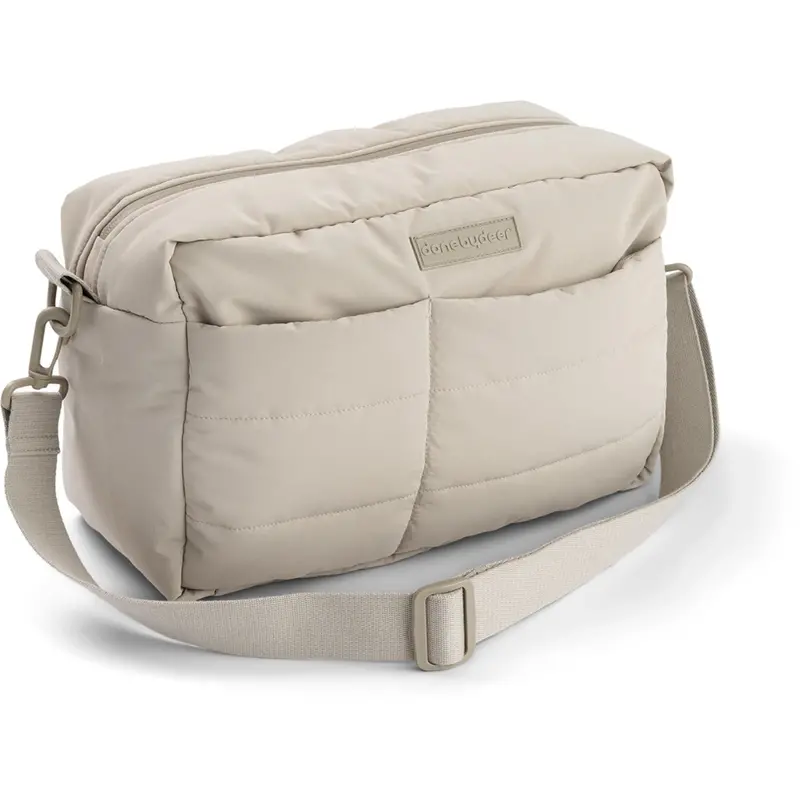 Donebydeer Sand Quilted Stroller Bag 1