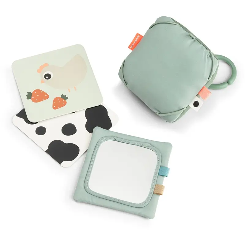Donebydeer Tiny Farm Green Baby Contrast Cart Holder 1