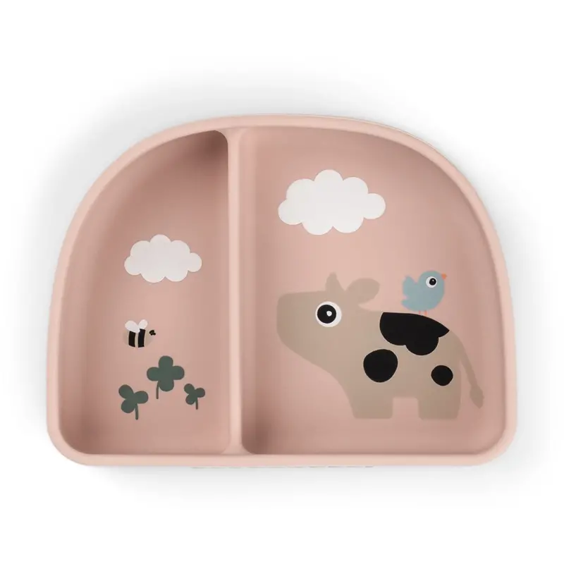 Donebydeer Tiny Farm Powder Stick&Stay Divided Bowl 1