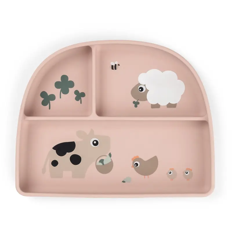 Donebydeer Tiny Farm Powder Stick&Stay Divided Plate 1