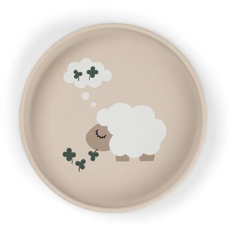 Donebydeer Tiny Farm Sand Silicone Stick&Stay Plate 1