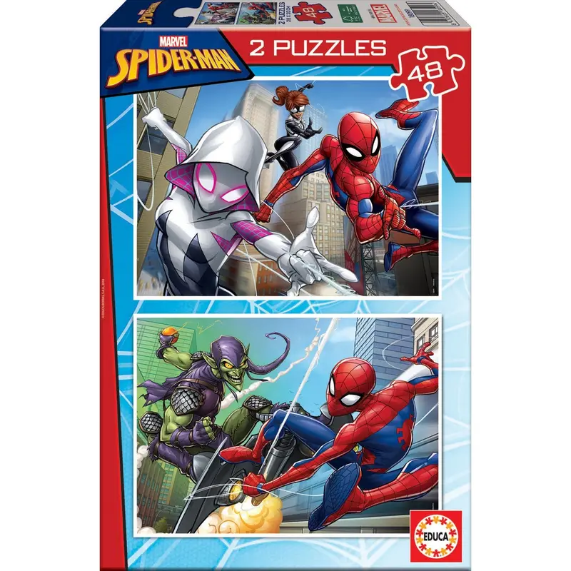 Educa Puzzle 2X48 Spider-Man 1