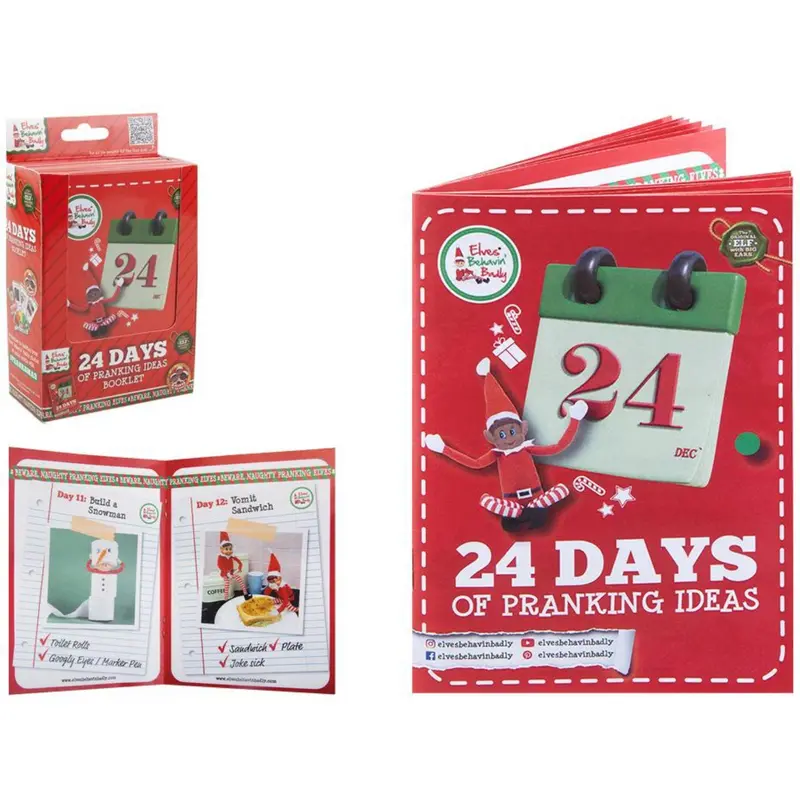 Elves Behavin' Badley 24 Days Of Pranking Ideas Booklet Cdu 1