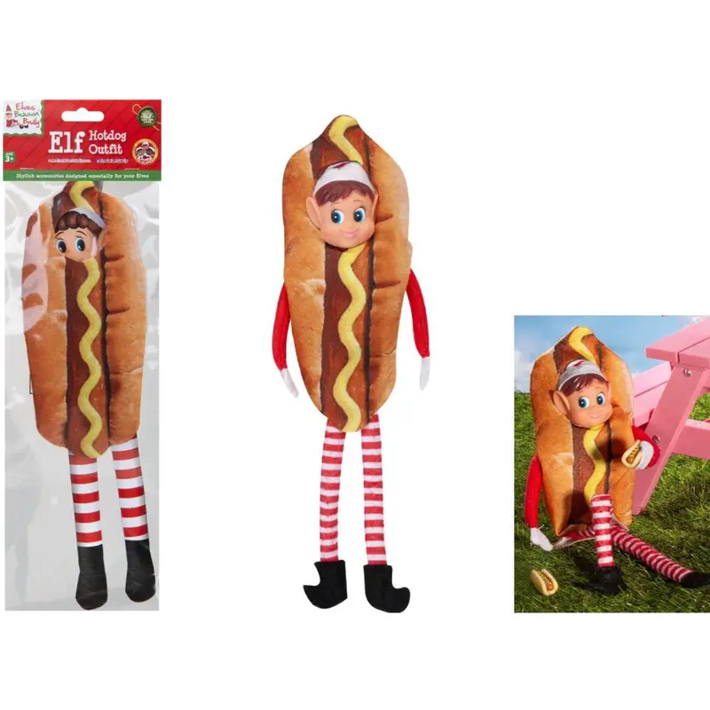 Elves Behavin' Badley Elf Hotdog Outfit 1