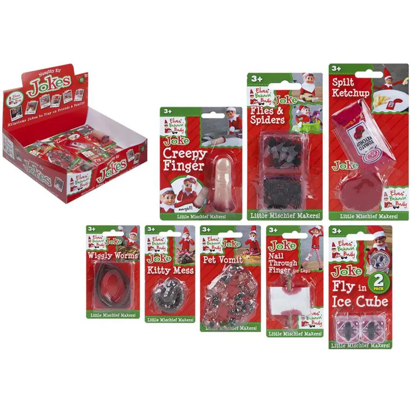 Elves Behavin' Badley Naughty Elf Jokes 8 Asst. Cdu 1