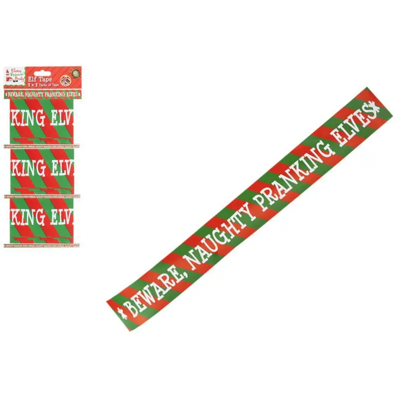Elves Behavin' Badley Pranking Elf Tape 3 X 2,75Cm 1