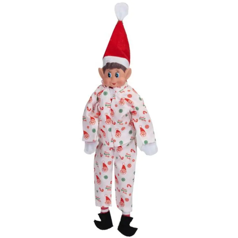 Elves Behavin' Badley White Elf Design Pyjamas 2 Asst. 1