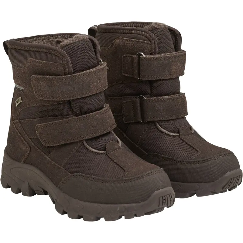 En Fant Chocolate Brown Boots Velcro Tex 1