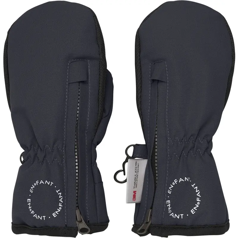 En Fant Ebony Mittens W. Zipper 1